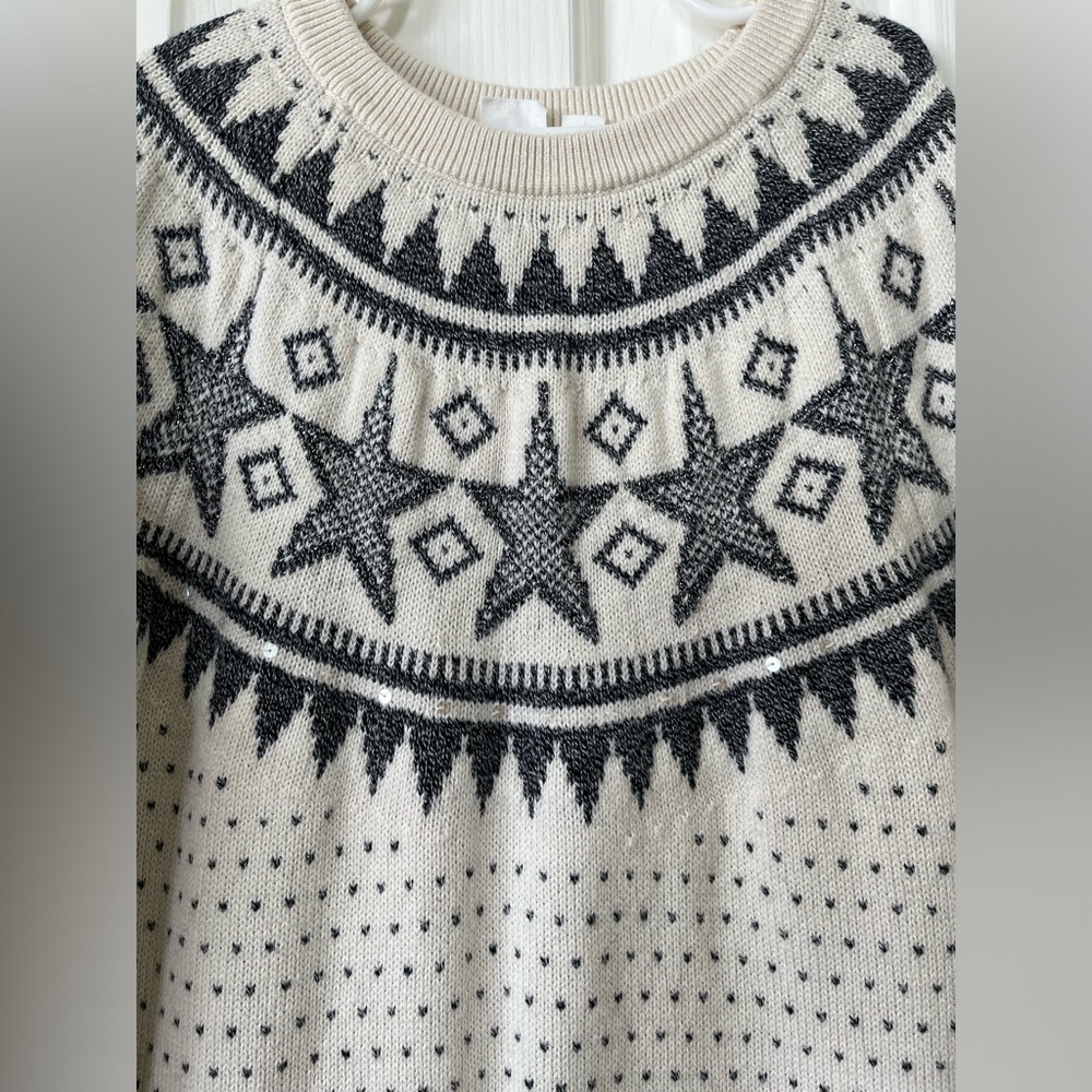 Gap XL sweater dress with grey design - Picture 2 of 8